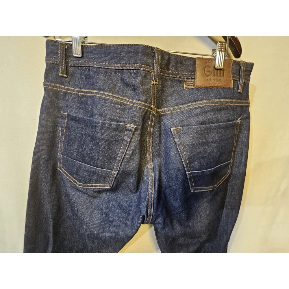 Gilded‎ Age & Co Gild Collection Clean Edge Indigo Jeans Men 32x34